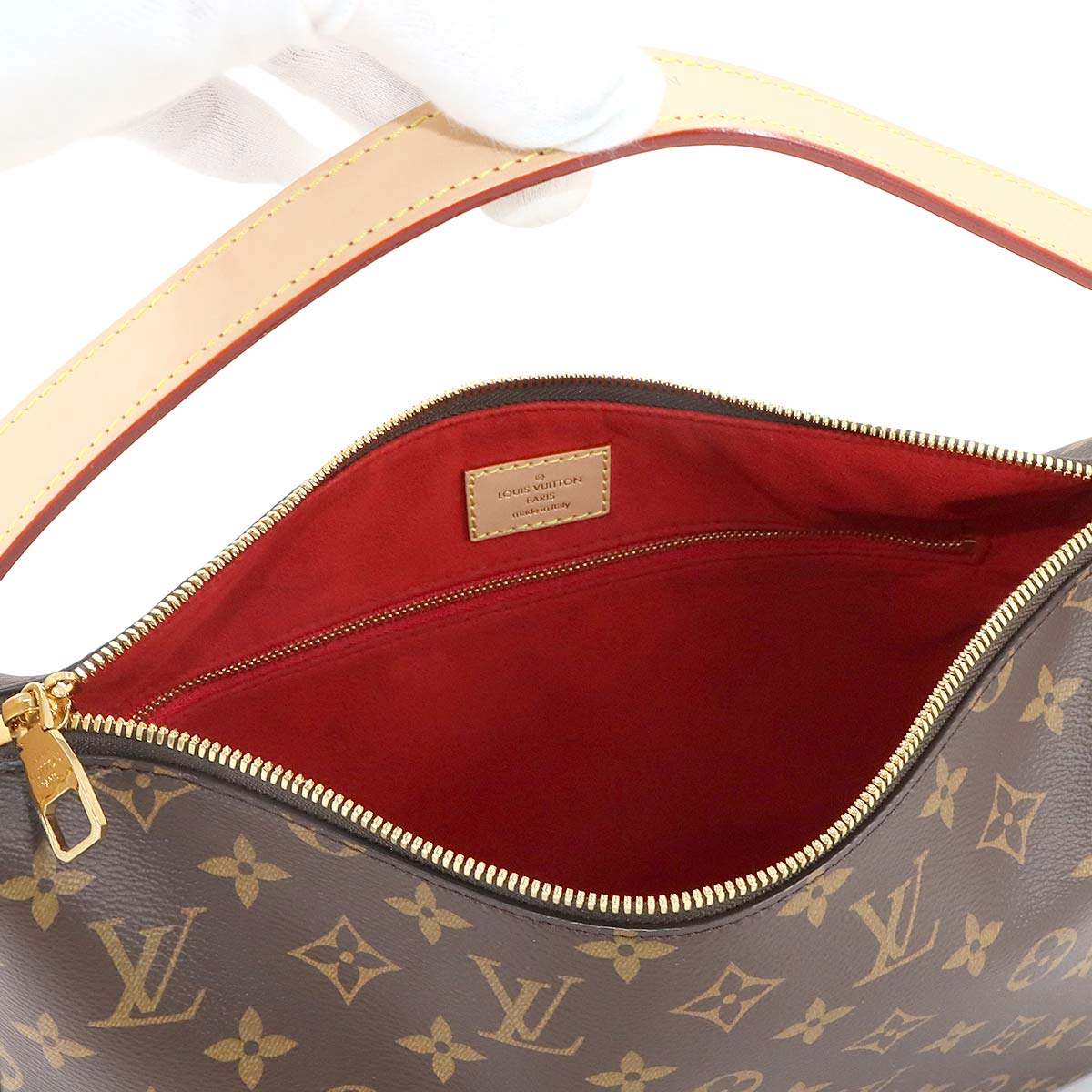 Monogram Slouchy PM Shoulder Bag Brown M11952 Purse