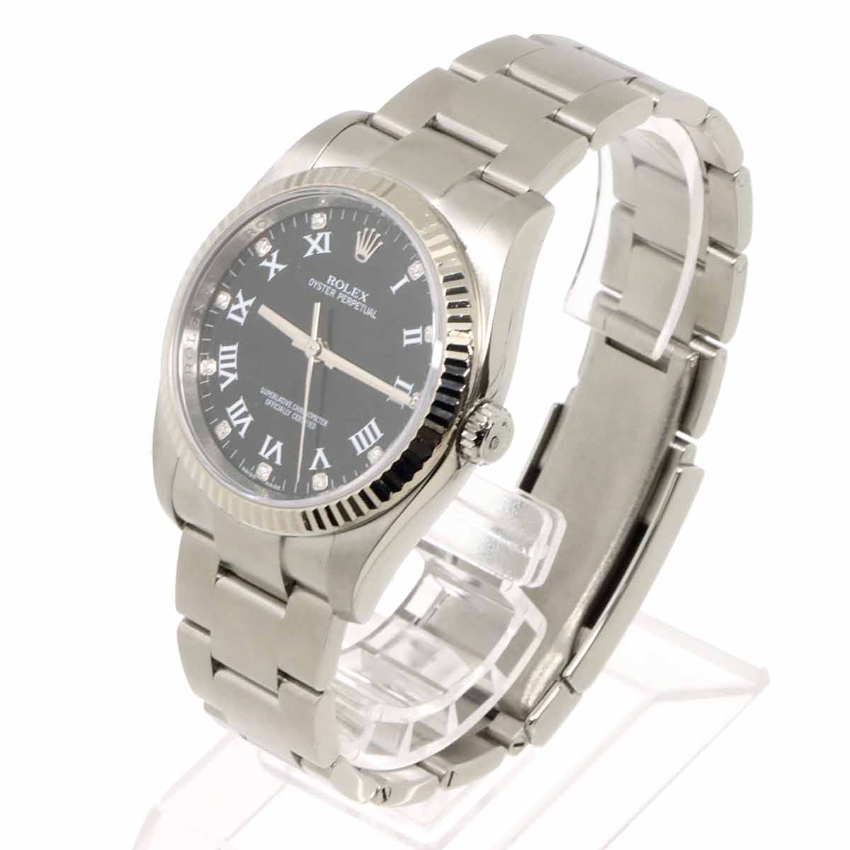 Oyster Perpetual 116034G Serial Random 11P Diamon 750WG Automatic