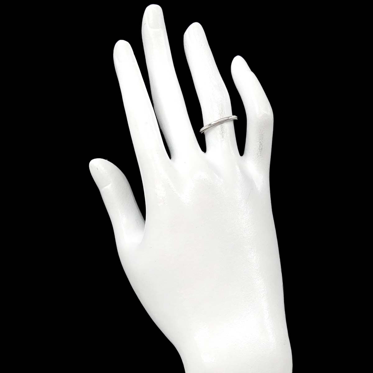 Milgrain Band Ring Pt Platinum Size5.25-5.5(US)