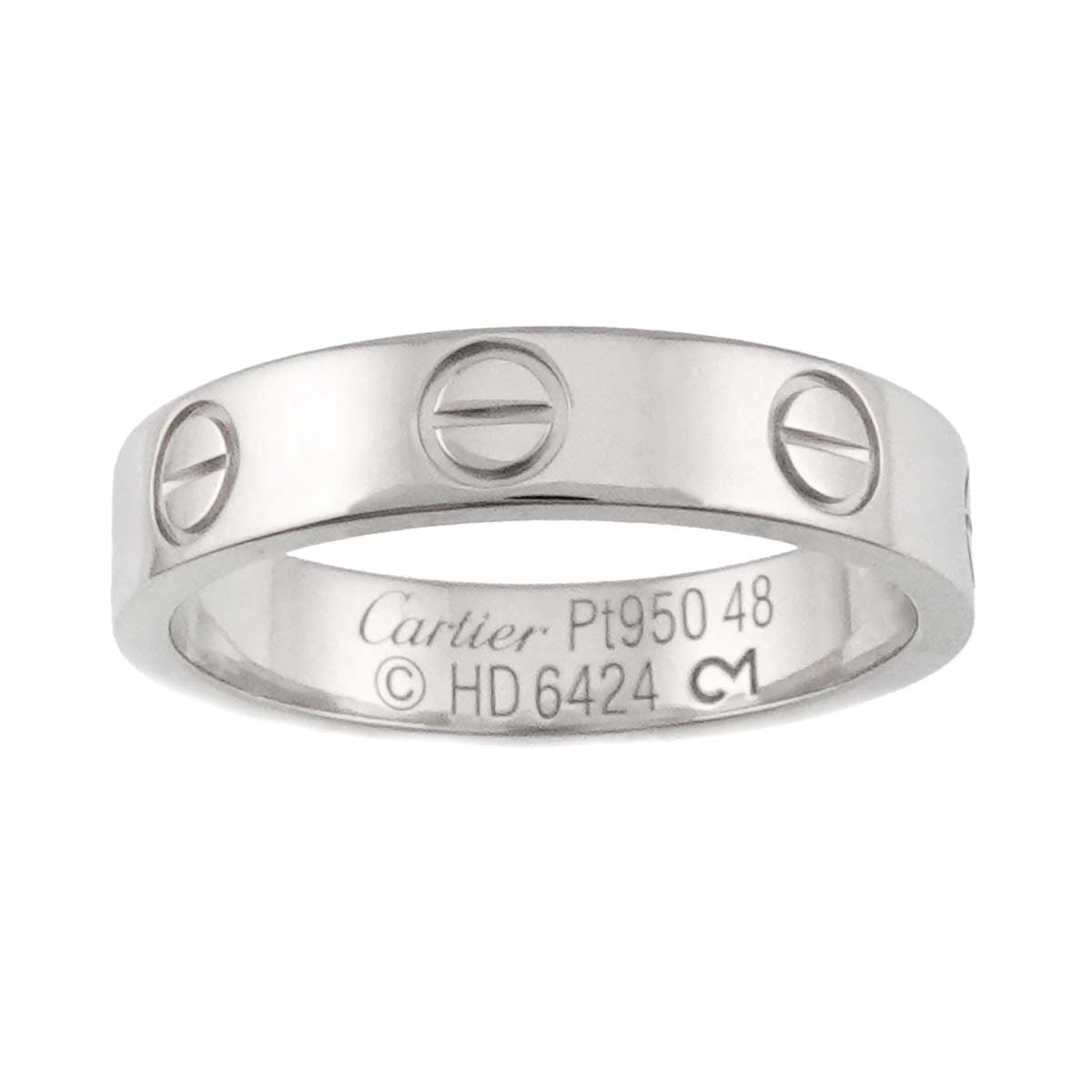 Mini Love Ring Platinum size48 4-4.5(US)
