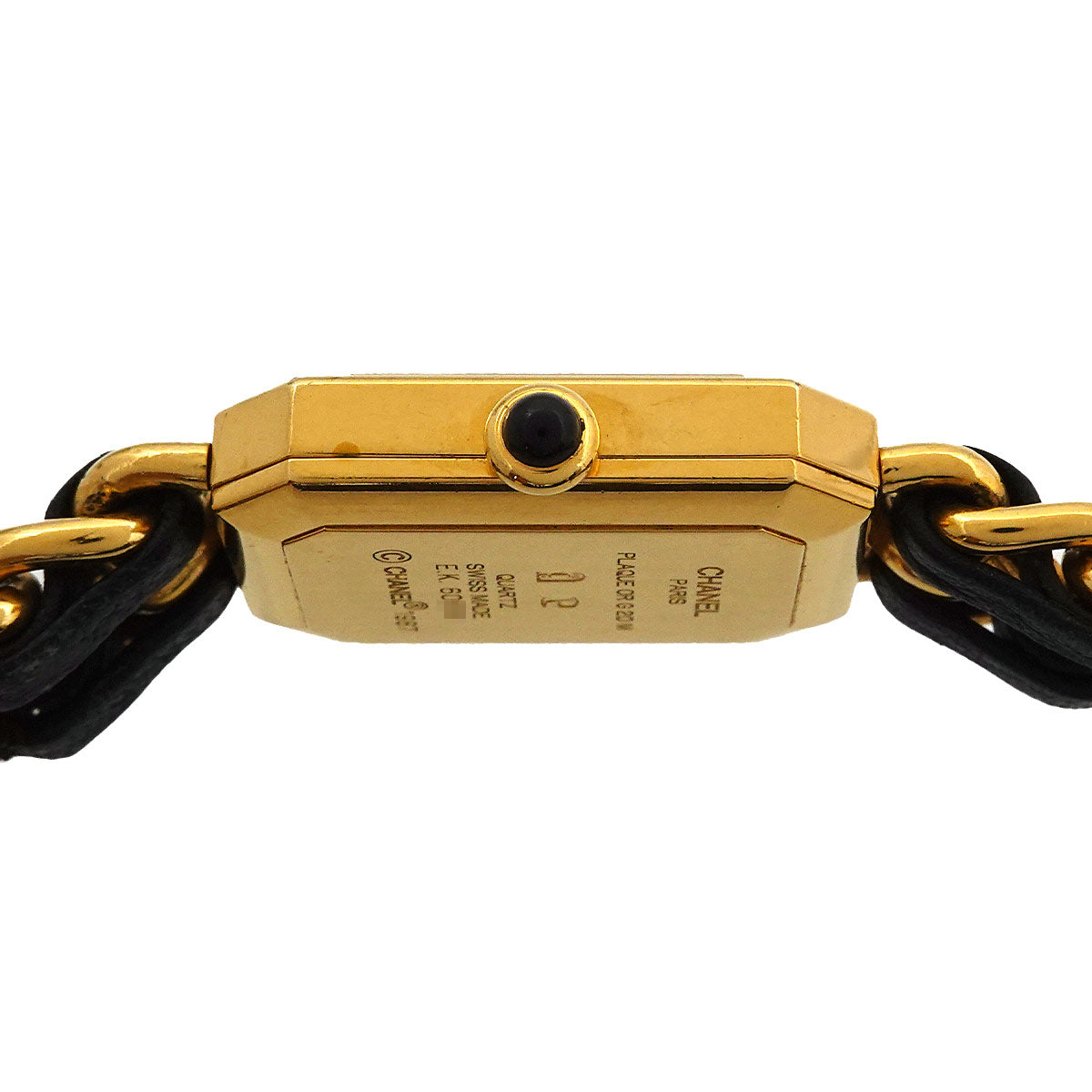 Premiere Size L H0001 Vintage Quartz Black Dial Ladies Watch