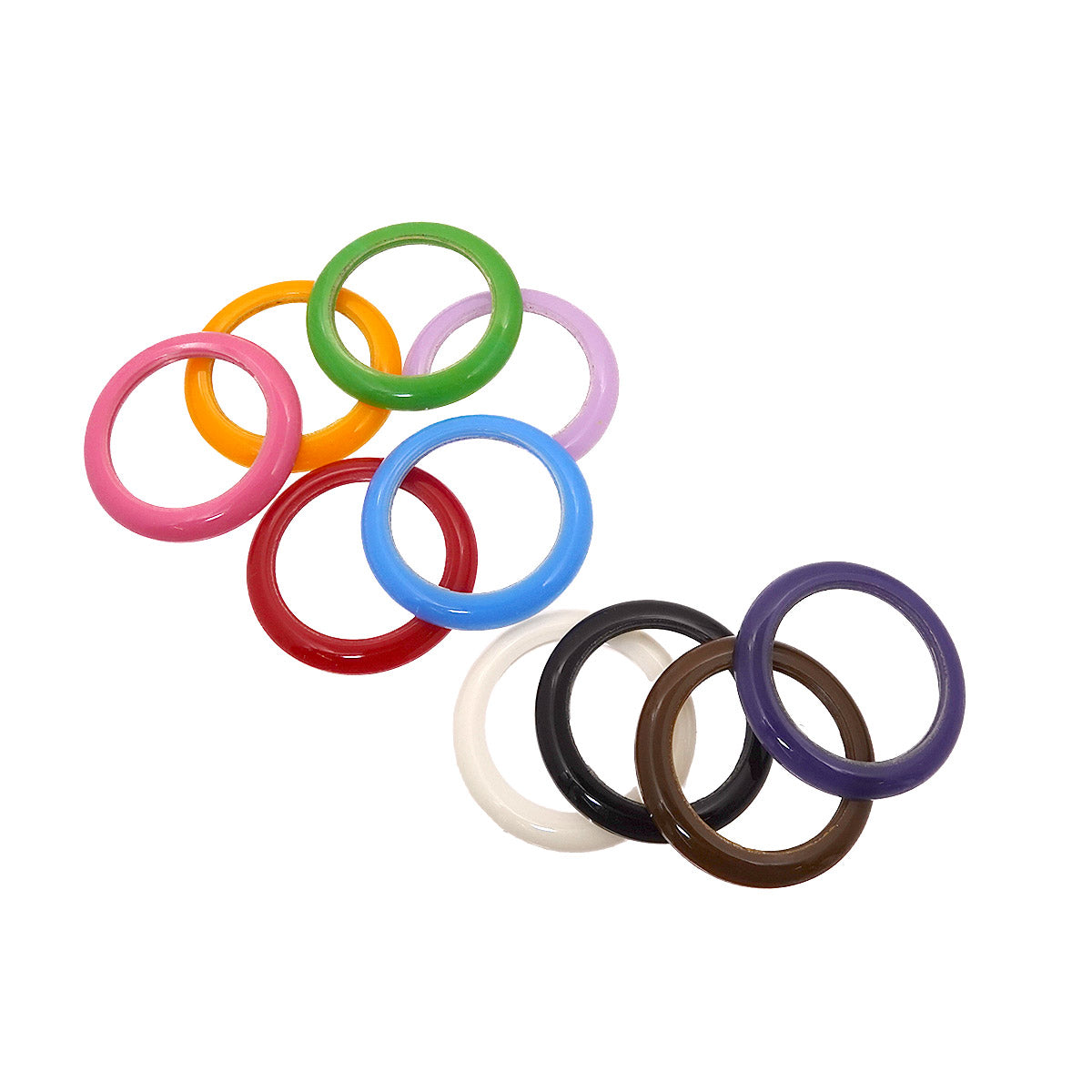 Change Bezel 1100L Bangle Watch Quartz White Dial Ladies