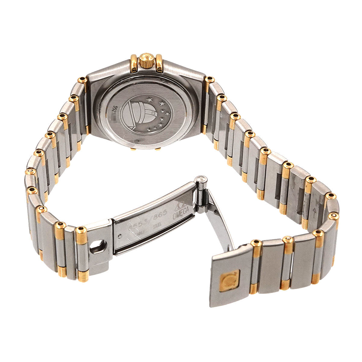 Constellation 1267.30 Bezel Diamond Silver Dial YG Watch