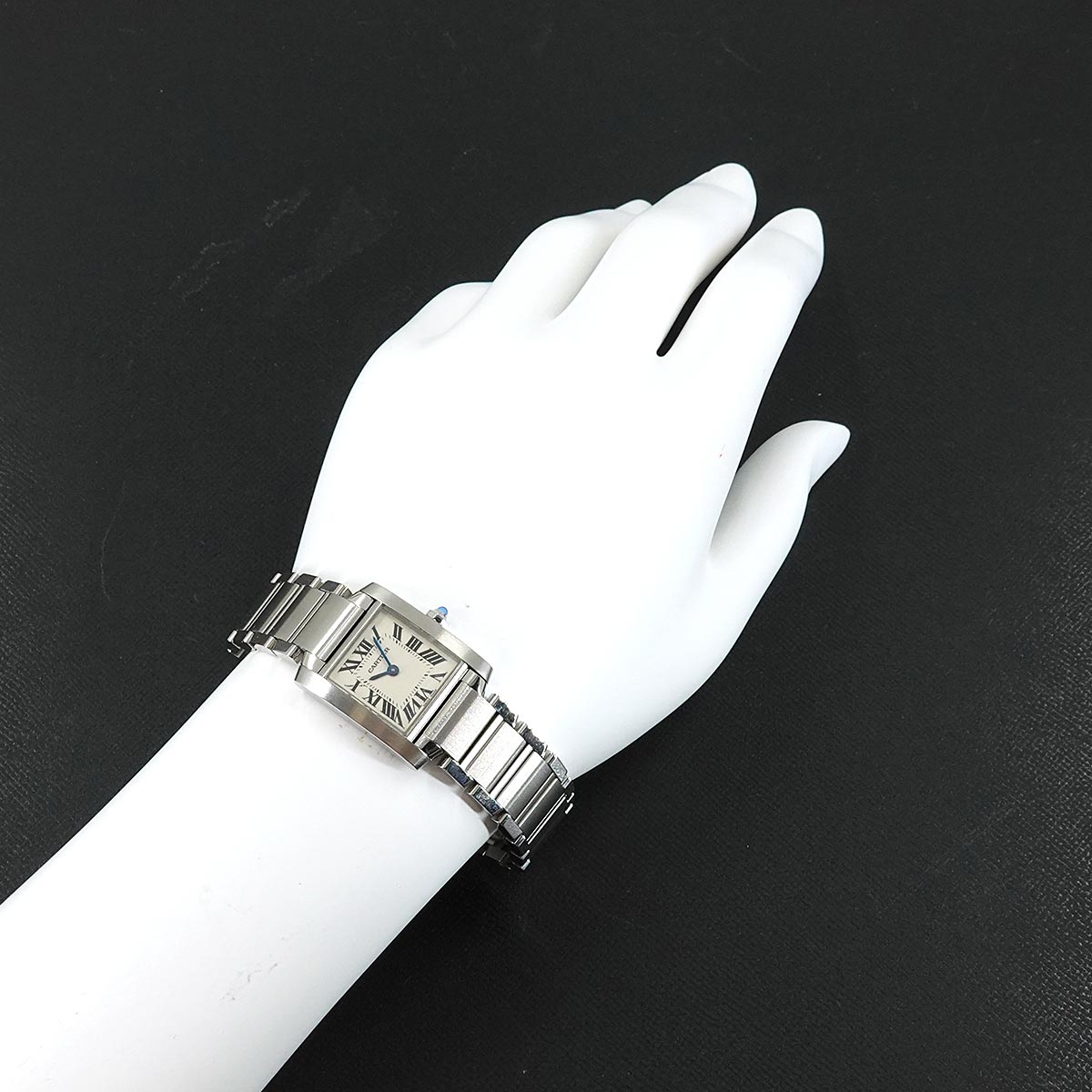 Tank Francaise SM W51008Q3 Quartz Cream Dial Ladies Watch