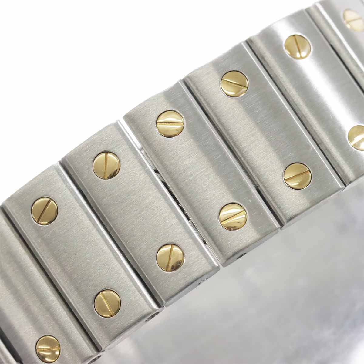 Santos Galbee LM Quartz YG Cream Dial Mens Watch