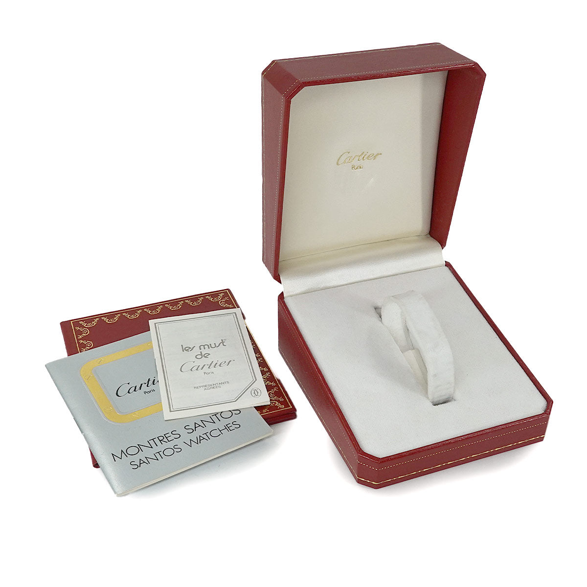 Santos Octagon SM W2001683 YG Quartz cream Dial Ladies