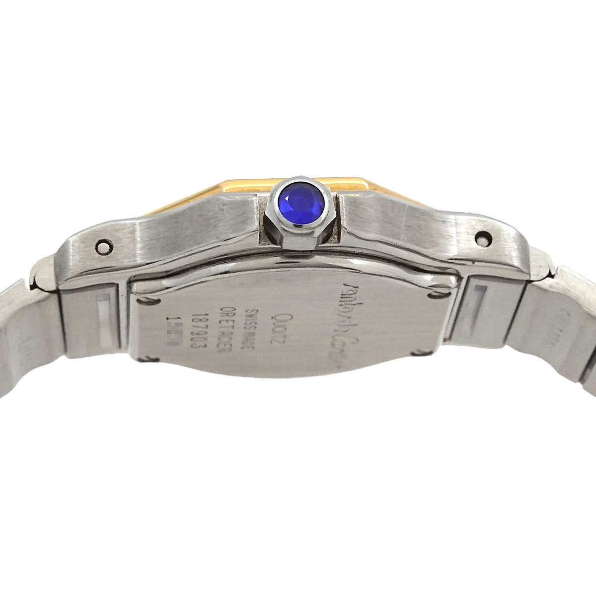 Santos Octagon SM W2001683 YG Quartz cream Dial Ladies