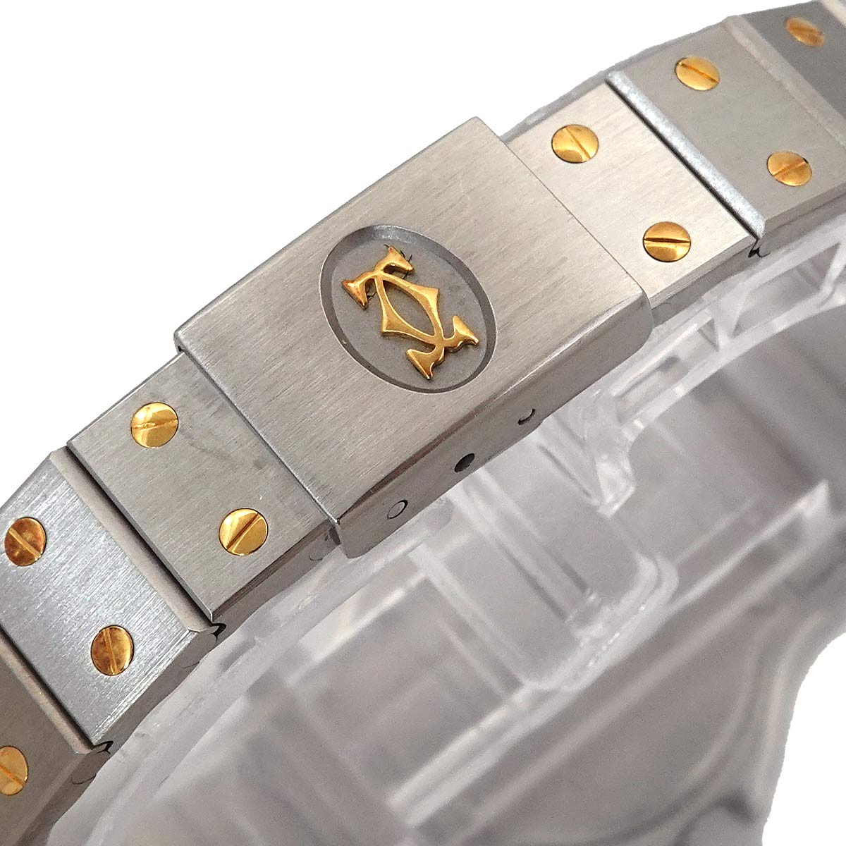 Santos Octagon SM W2001683 YG Quartz cream Dial Ladies