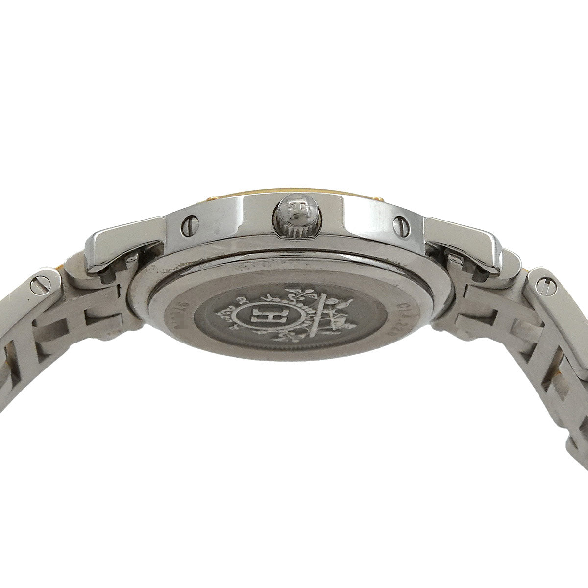 Clipper Two Tone CL4 220 Quartz Date cream Dial Ladies Watch