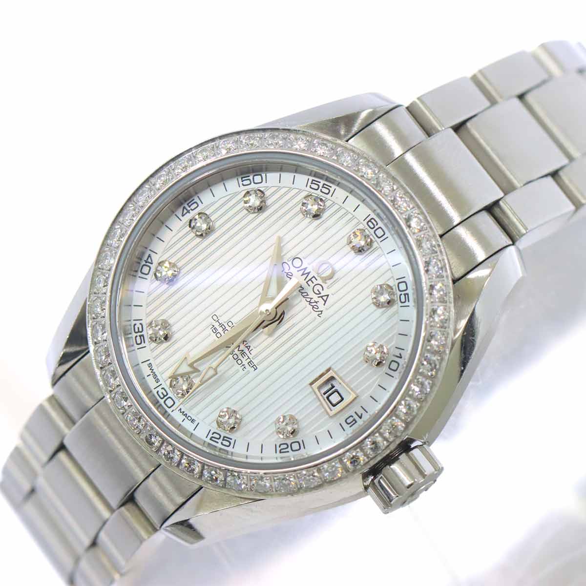 Seamaster Arua Terra 231 15 30 20 55 001 Diamond Ladies Watch