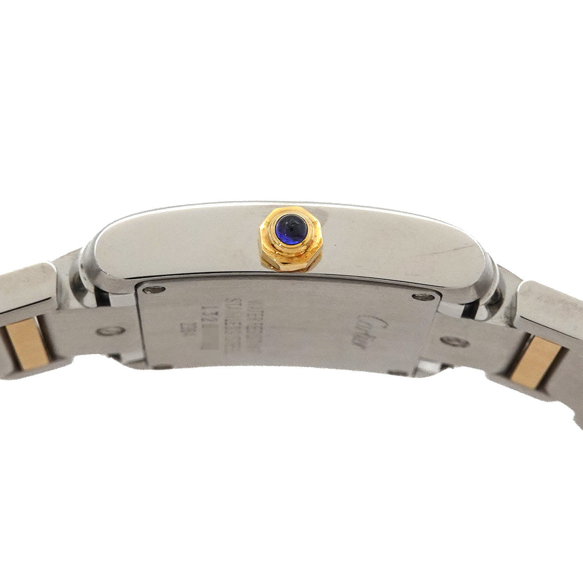 Tank Francaise SM W51007Q4 750 YG Quartz Cream Dial Ladies