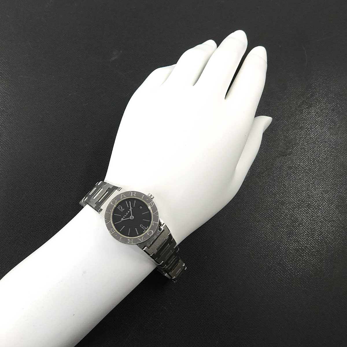 BVLGARIBVLGARI BB26SS Quartz Black Dial Ladies Watch