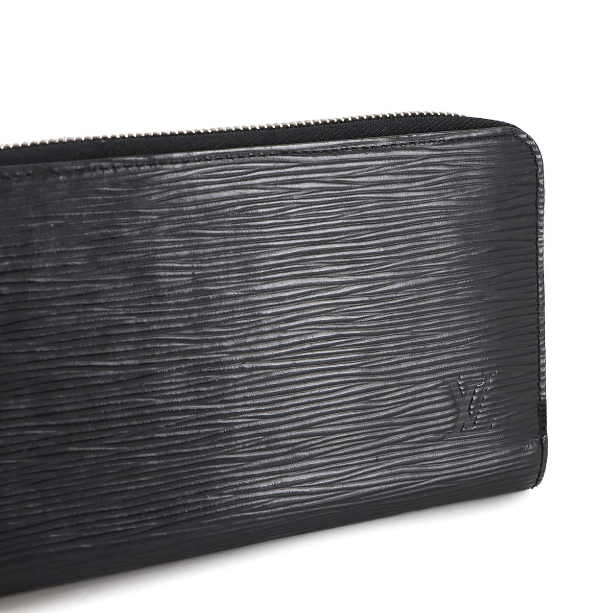 Epi Zippy Wallet Leather Noir M61857 Black