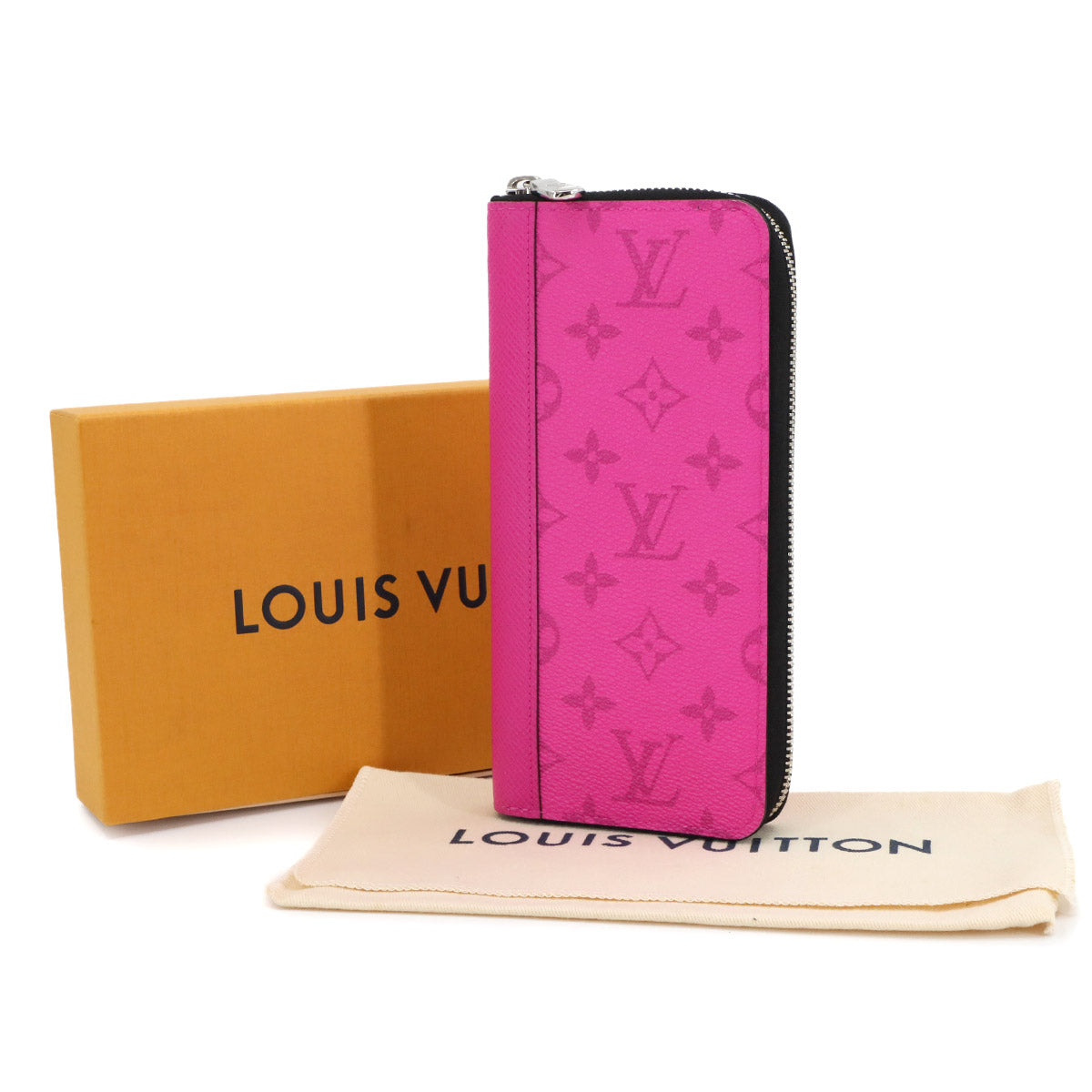 Taigarama Zippy Wallet Vertical Long Fuchsia M30780