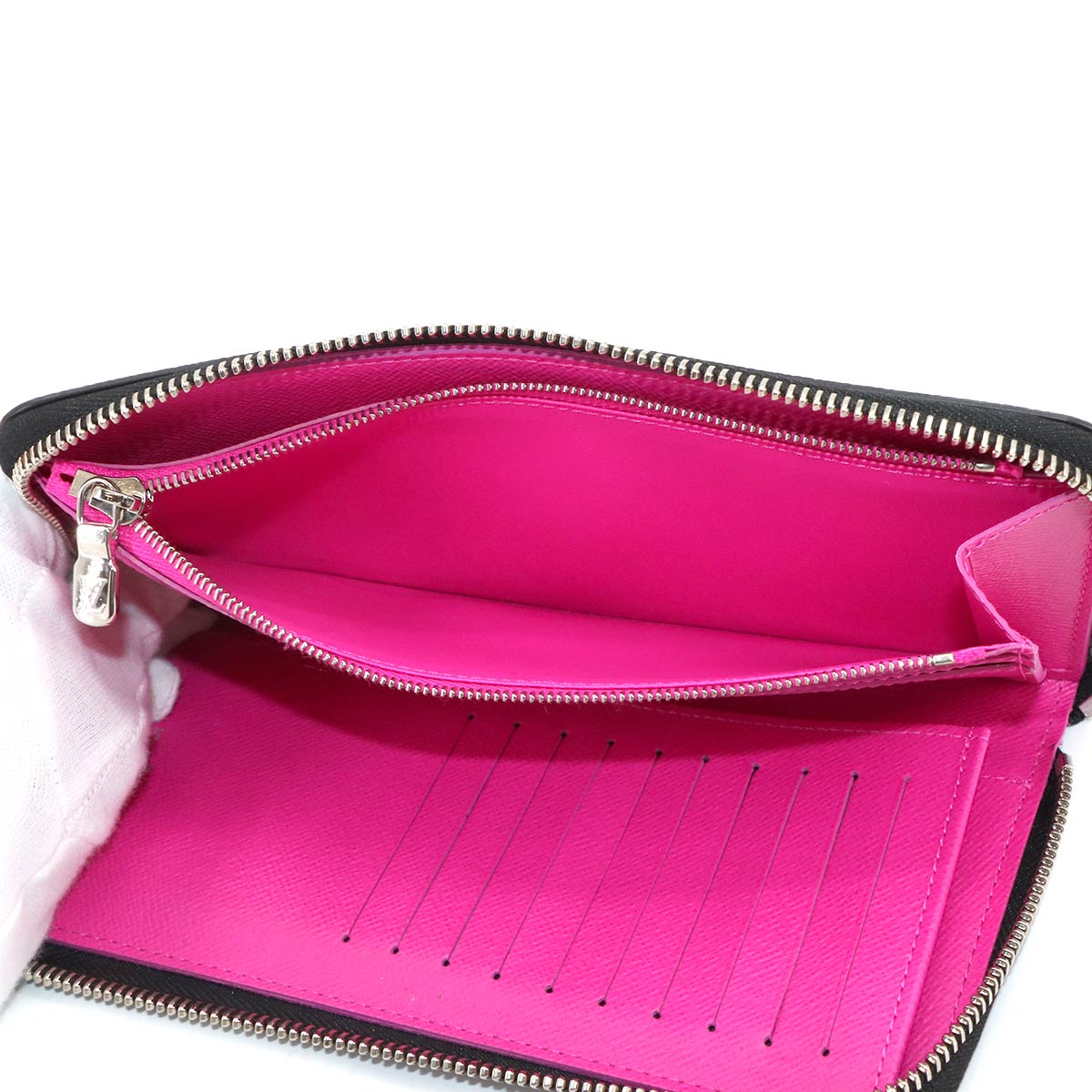 Taigarama Zippy Wallet Vertical Long Fuchsia M30780