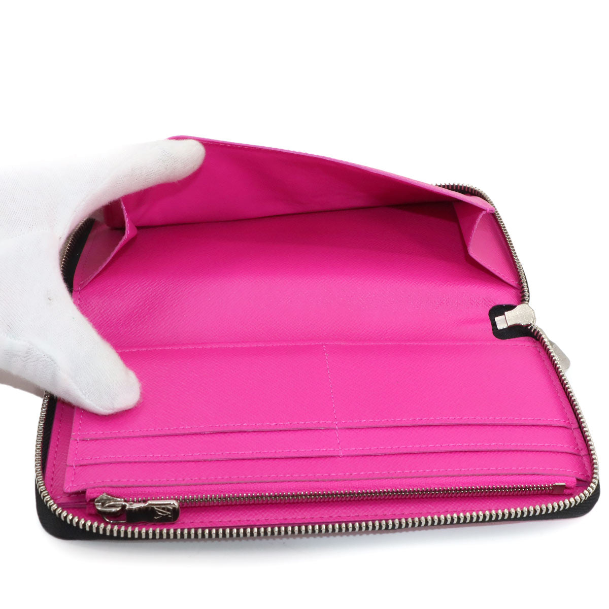 Taigarama Zippy Wallet Vertical Long Fuchsia M30780