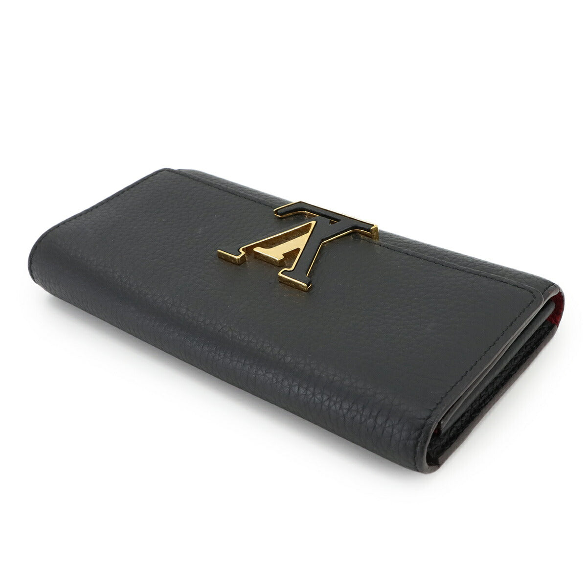 Capucines Wallet Taurillon leather Noir M61248 Purse