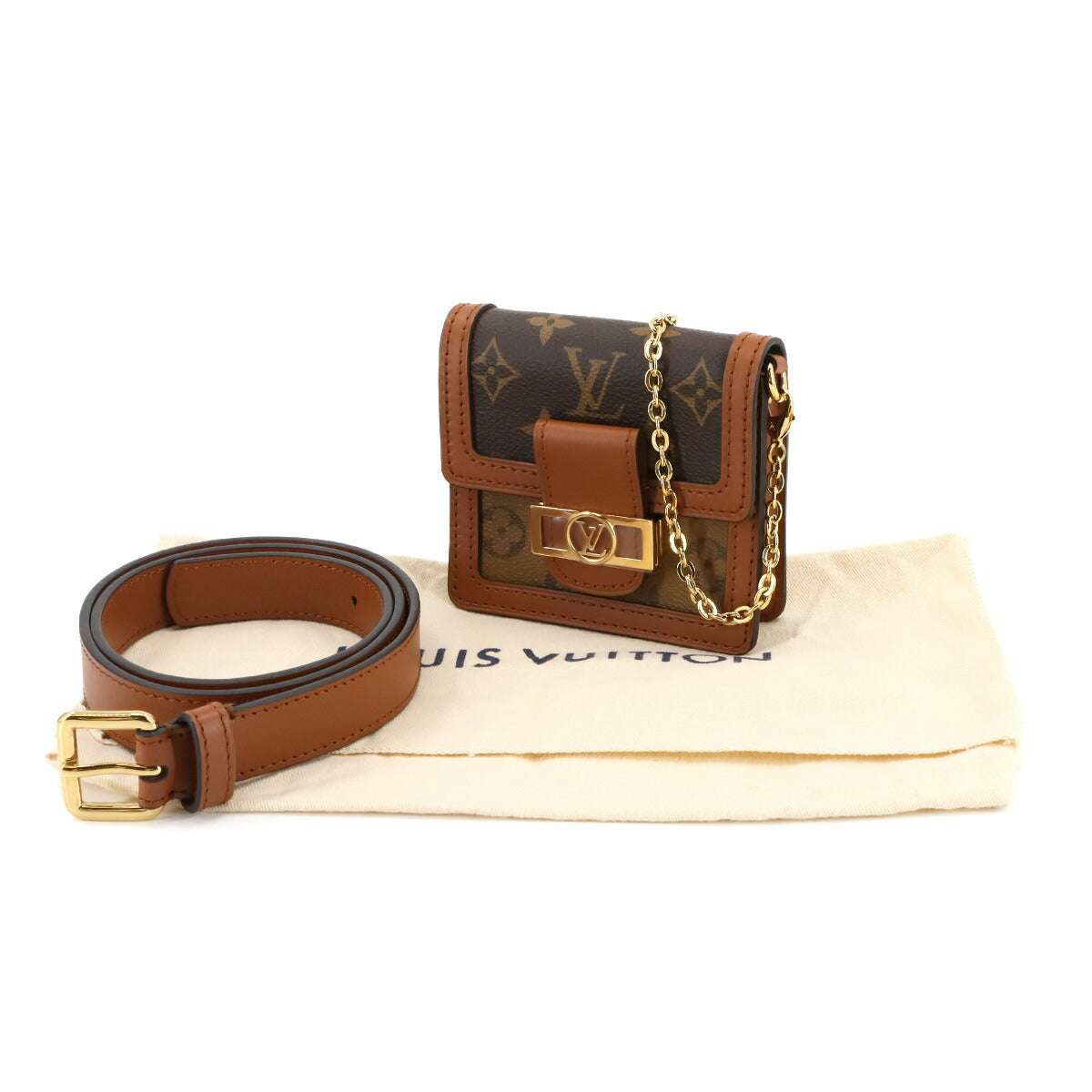 Monogram Reverse Bumbag Dauphine BB Waist Shoulder Bag