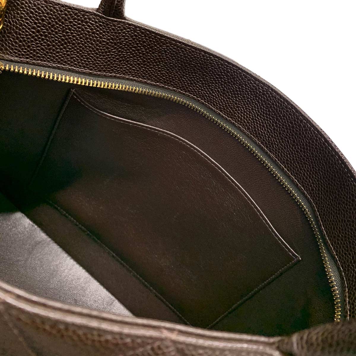 Medallion Tote Bag Leather Brown A01804 Coco Logos