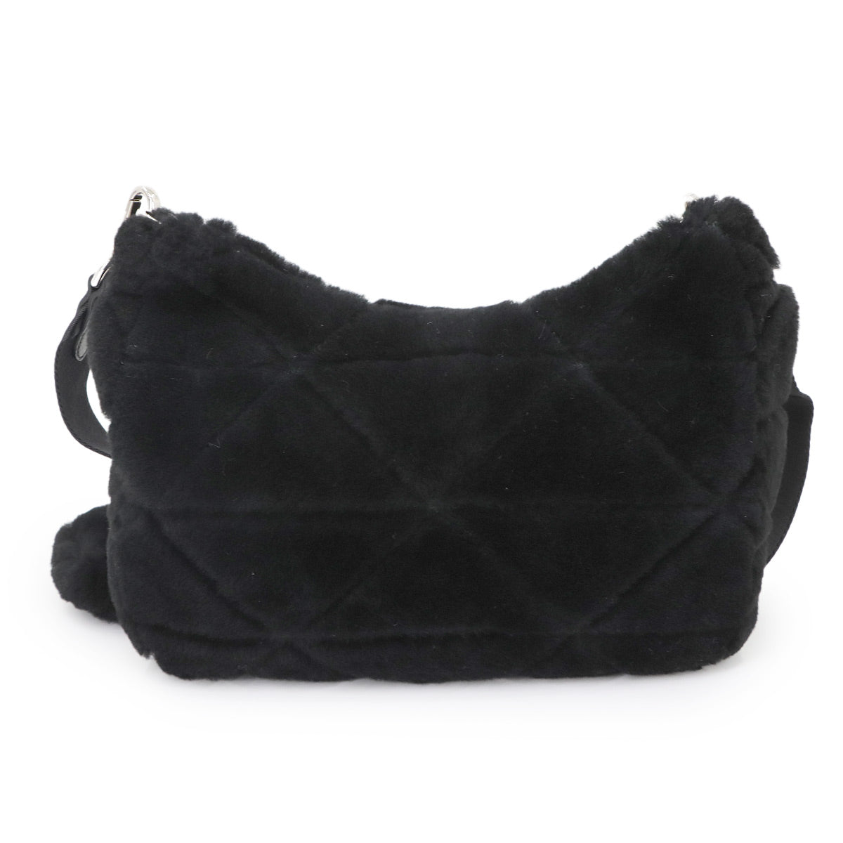Shoulder Bag Shearling Nero Black 1BC151 Purse