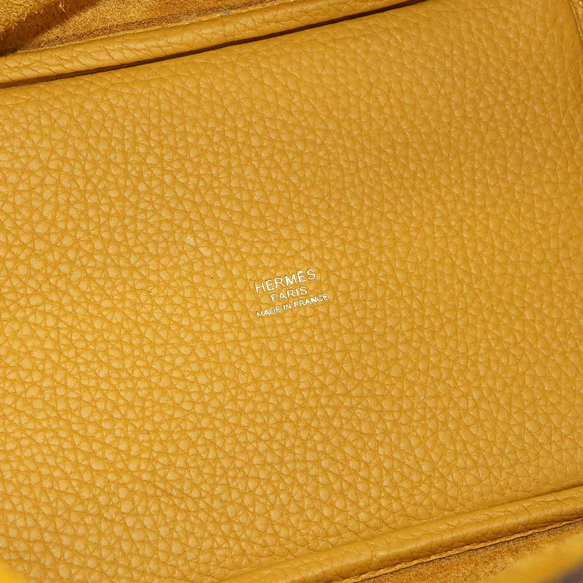 Picotin Lock PM Hand Bag Taurillon Clemence Jaune Ambre