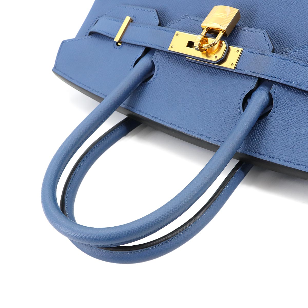 Birkin 30 Epsom Blue Agate Hand Bag Purse