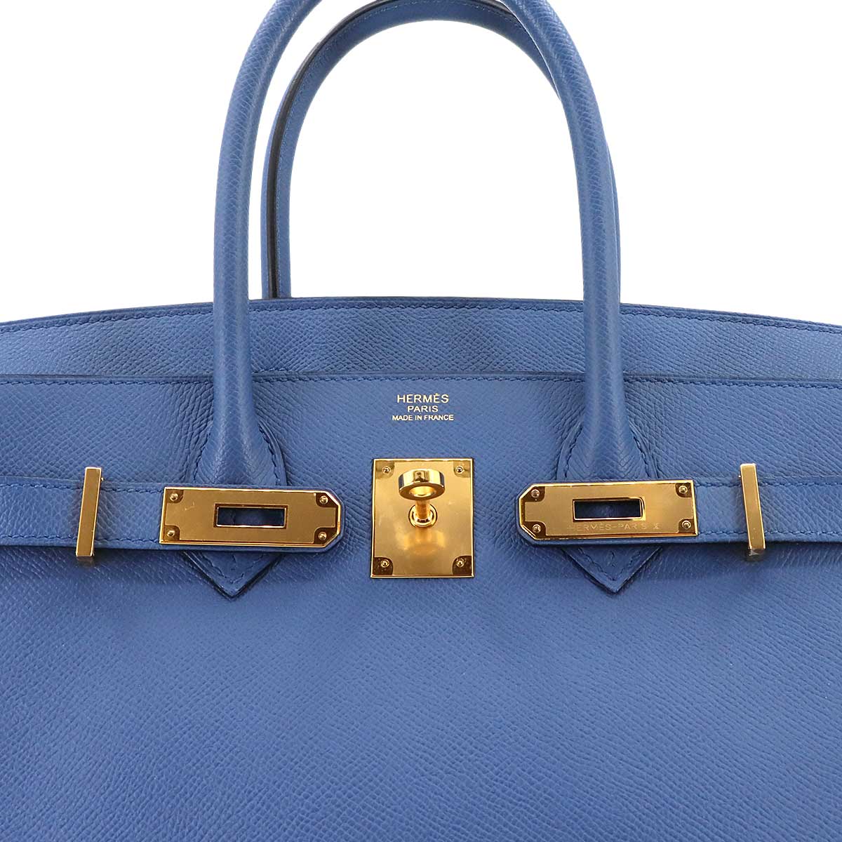 Birkin 30 Epsom Blue Agate Hand Bag Purse
