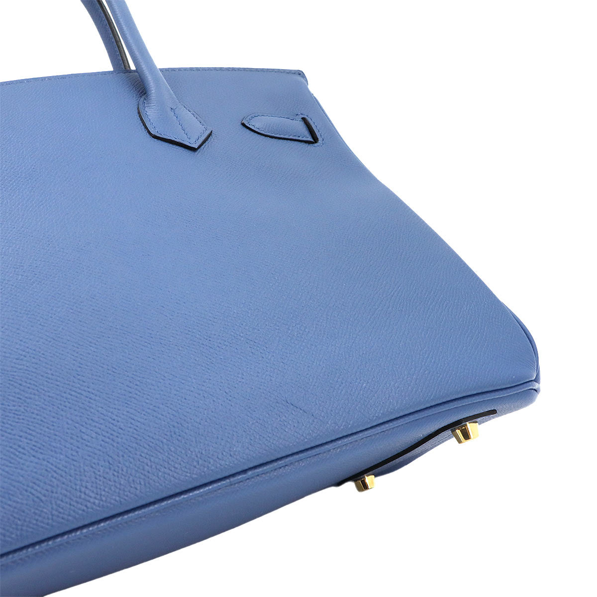 Birkin 30 Epsom Blue Agate Hand Bag Purse