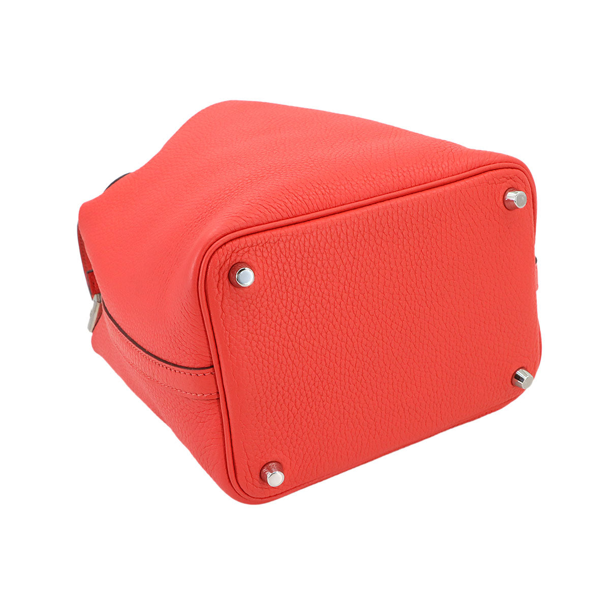 Picotin Lock PM Hand Bag Taurillon Clemence Rose Jaipur