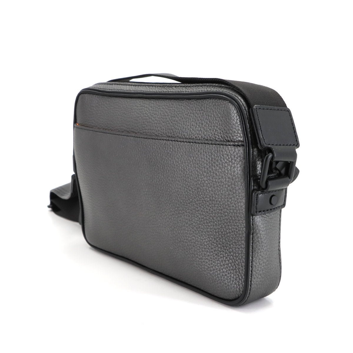 Alpha Messenger Shoulder Bag Leather Gray M52767