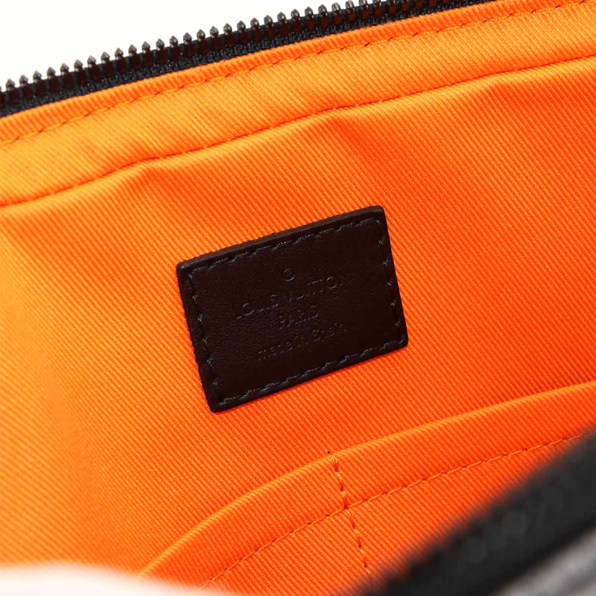 Alpha Messenger Shoulder Bag Leather Gray M52767