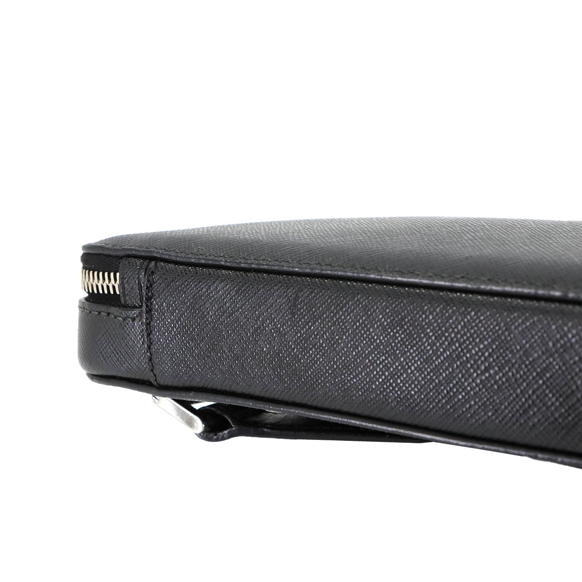 Backpack Saffiano Leather Black 2VZ038 Purse