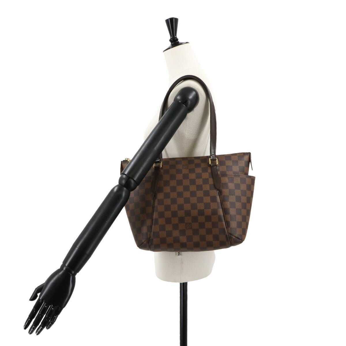 Damier Totally PM Tote Bag Ebene Brown N41282 Purse
