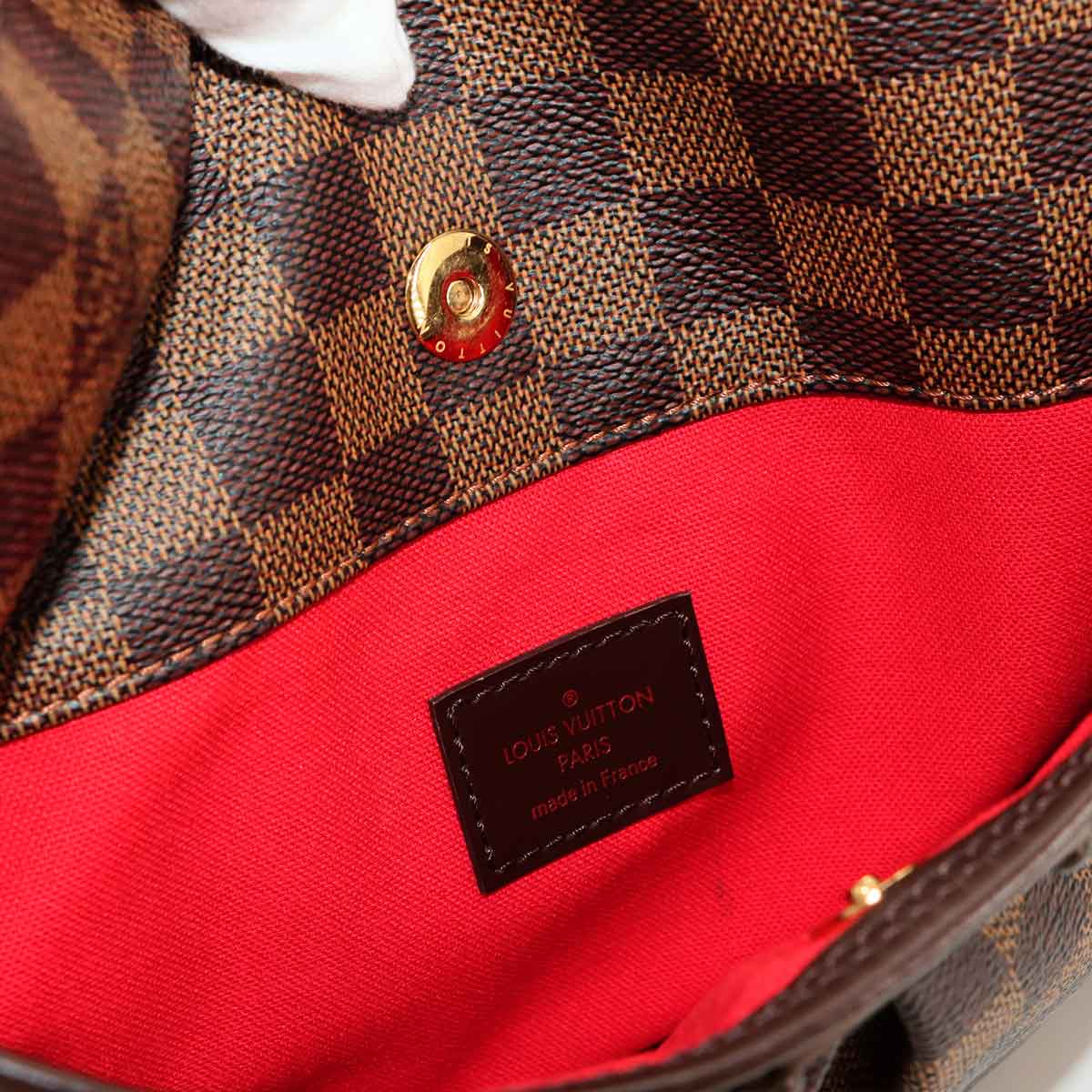 Damier Bloomsbury PM Shoulder Bag Ebene N42251 Purse