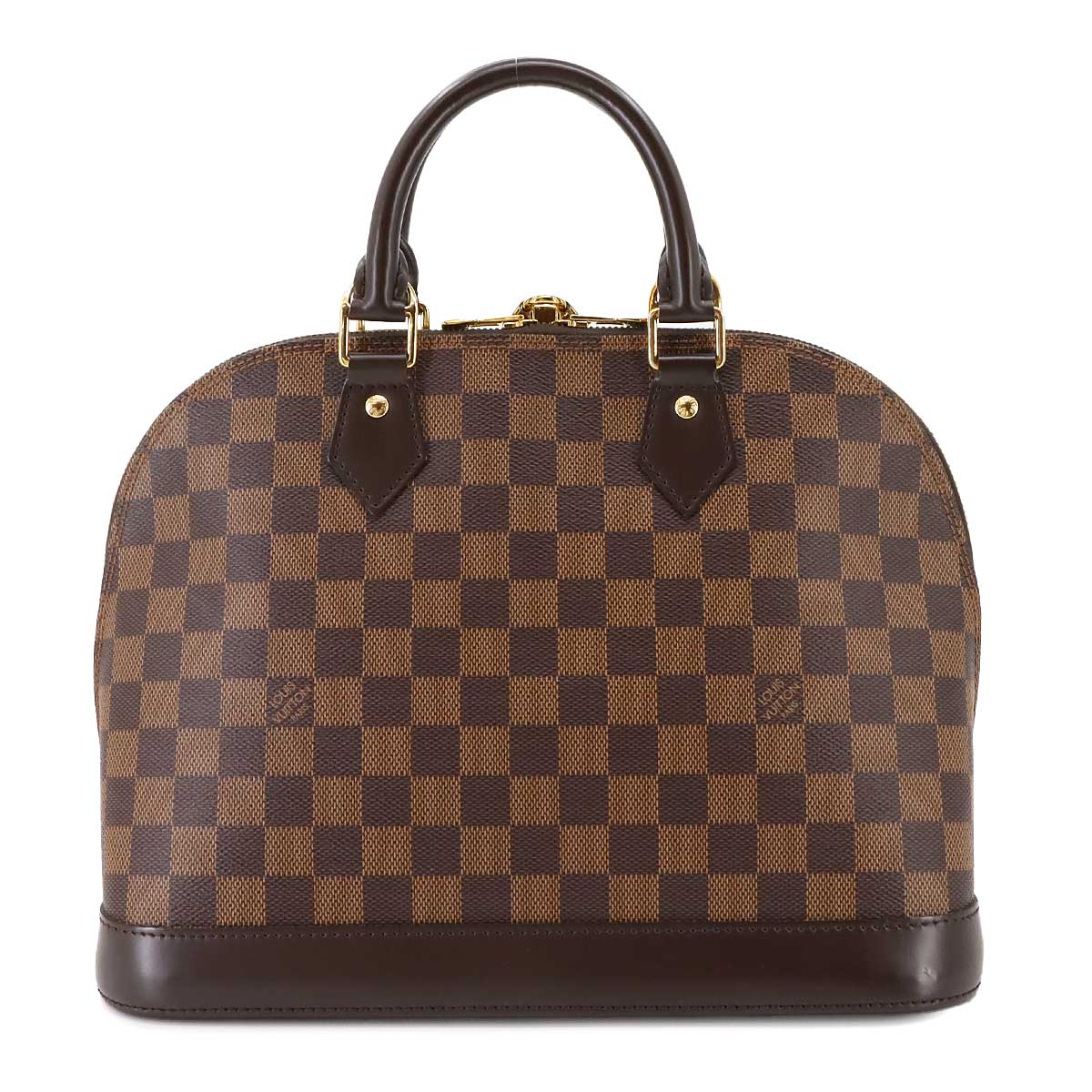 Damier Alma PM Hand Bag Ebene Brown N51131 Purse