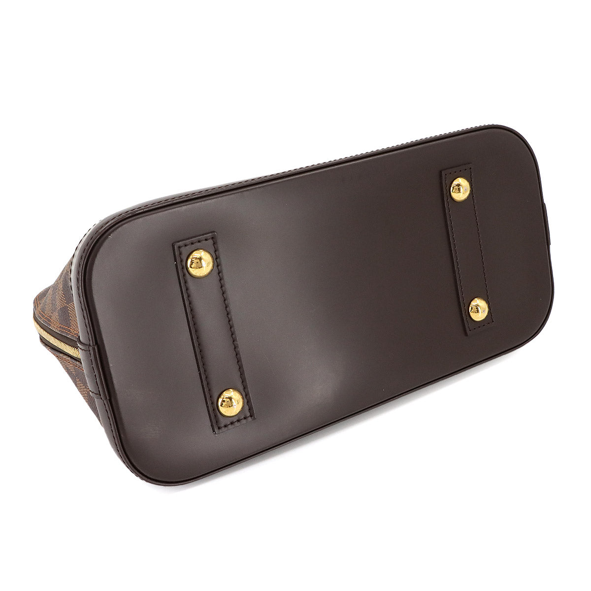 Damier Alma PM Hand Bag Ebene Brown N51131 Purse