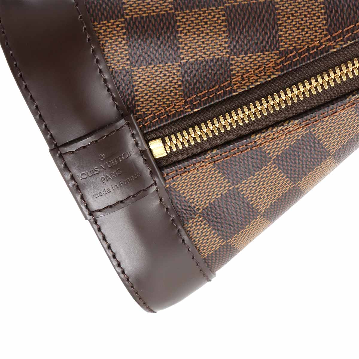 Damier Alma PM Hand Bag Ebene Brown N51131 Purse