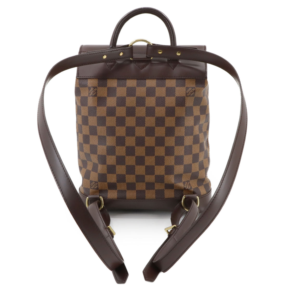 Damier Soho Backpack Ebene Brown N51132 Purse
