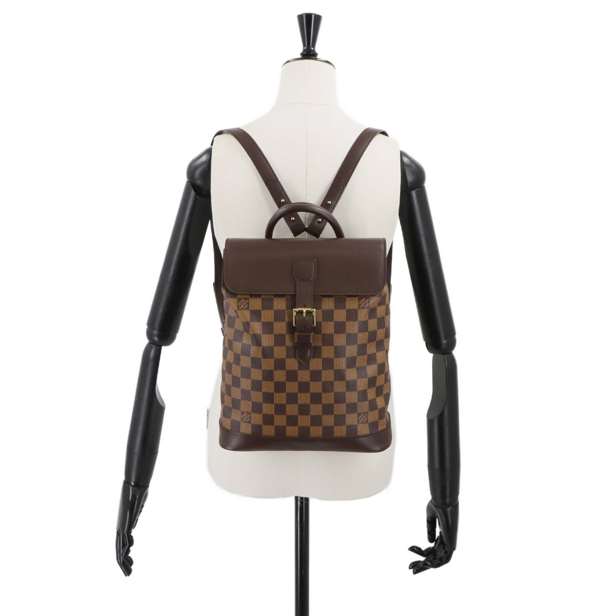 Damier Soho Backpack Ebene Brown N51132 Purse
