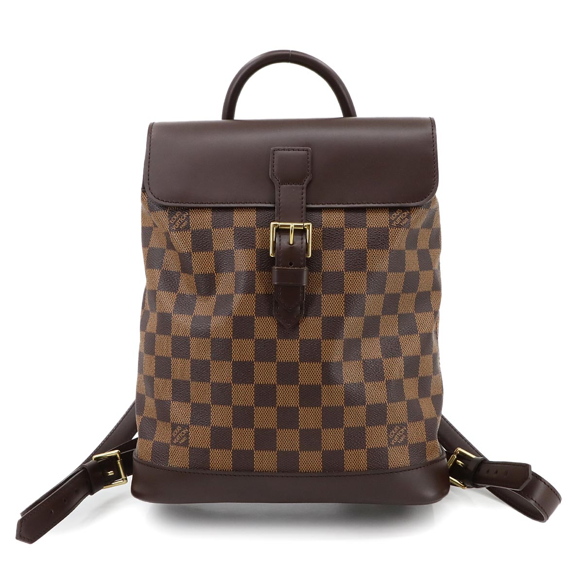 Damier Soho Backpack Ebene Brown N51132 Purse