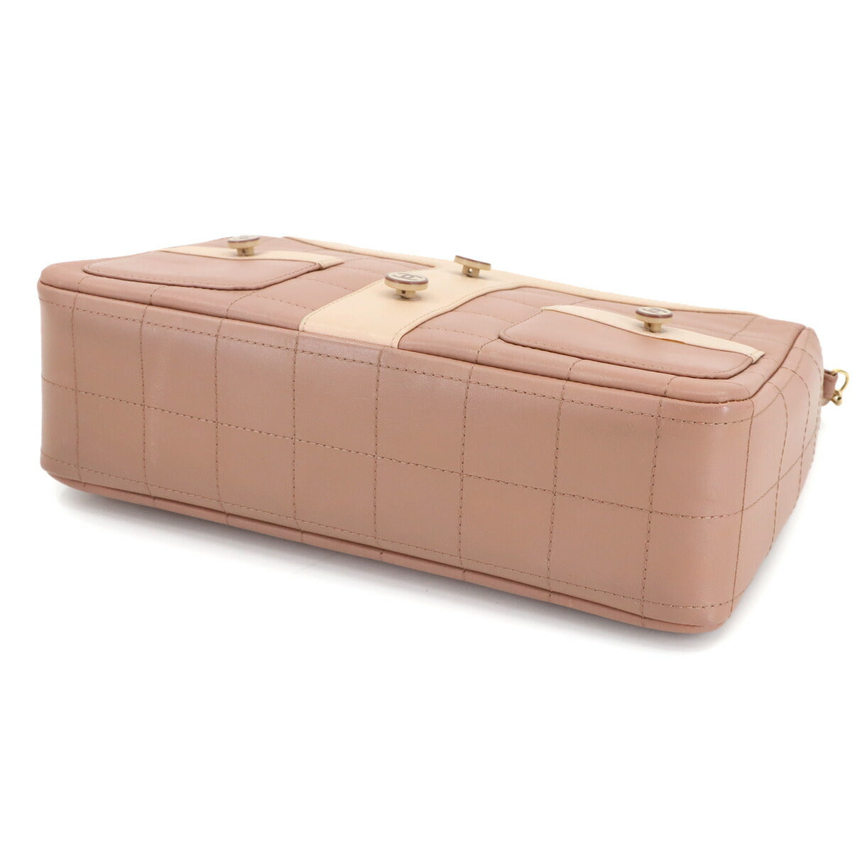 Girl Chanel Chain Shoulder Bag Leather Pink A17540