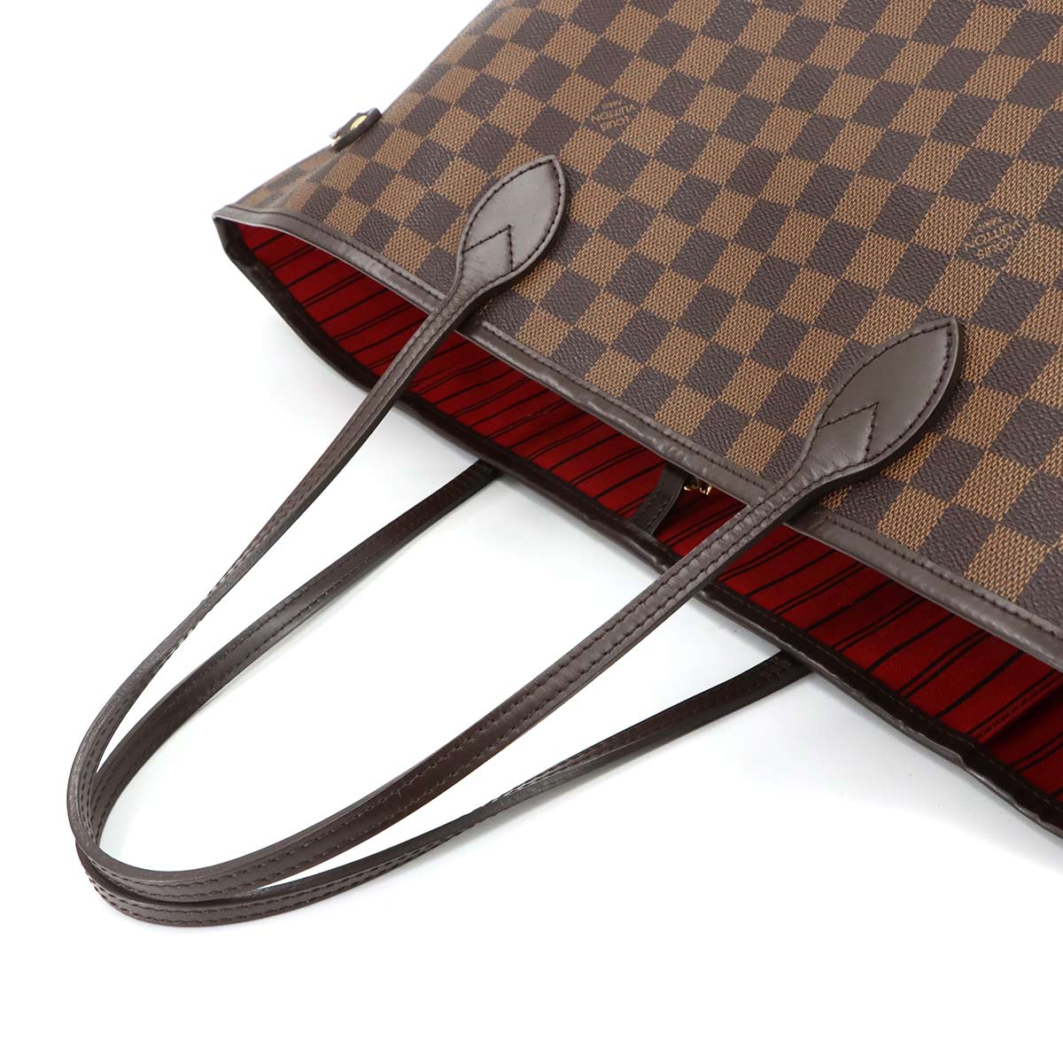 Damier Neverfull GM Tote Bag Ebene Cerise N41357 Purse
