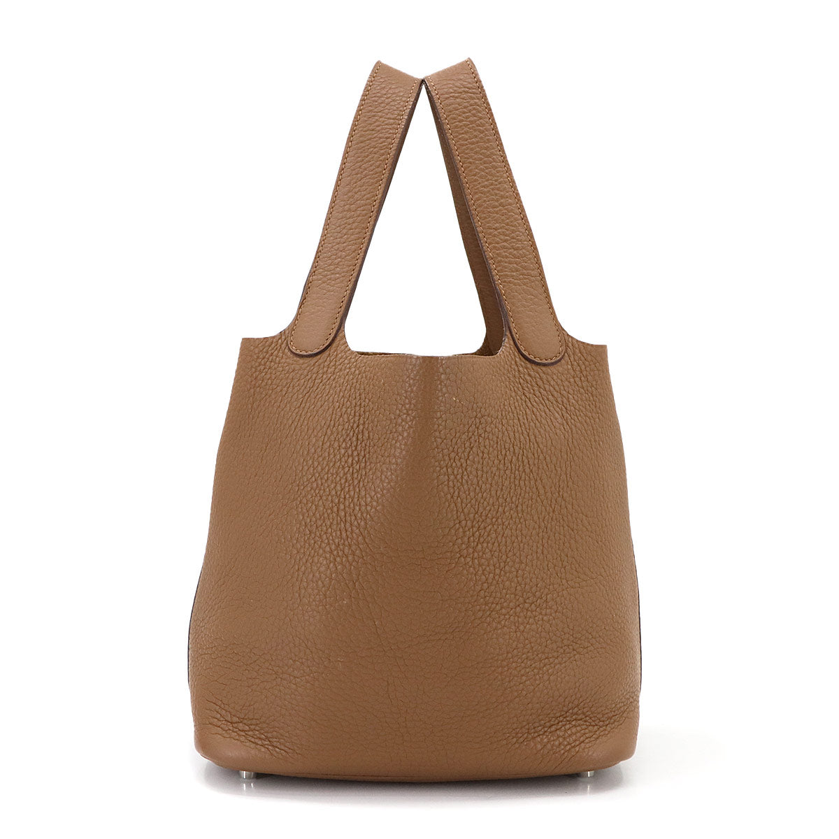 Picotin MM Hand Bag Taurillon Clemence Alezan Purse