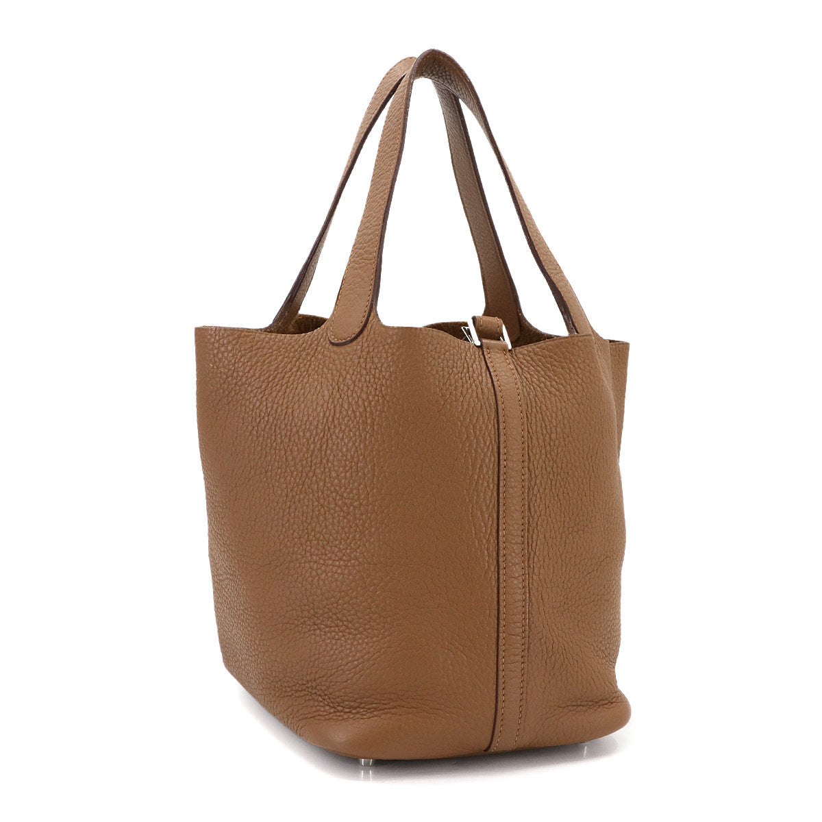 Picotin MM Hand Bag Taurillon Clemence Alezan Purse