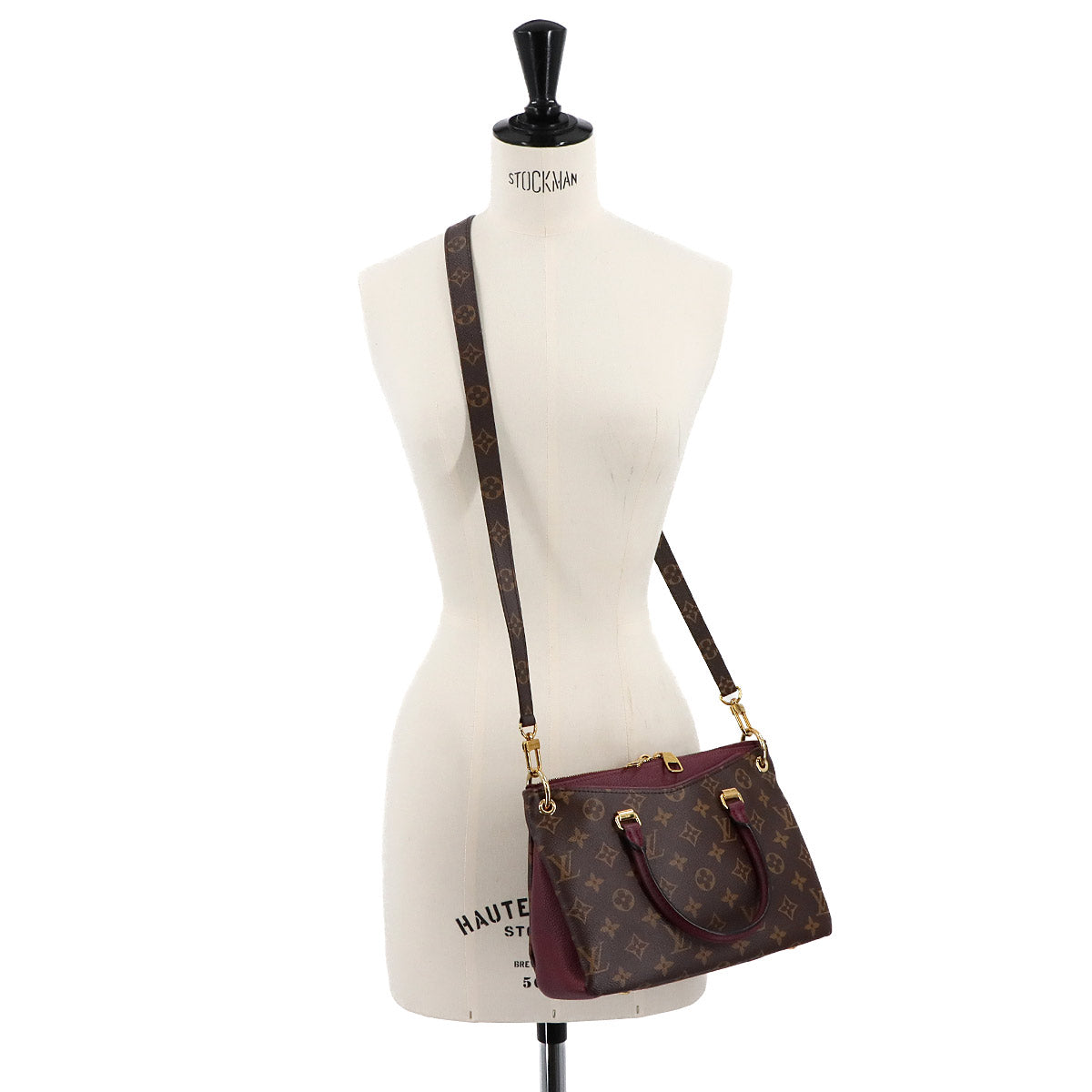 Monogram Palas BB 2way Hand Shoulder Bag Plum M42961