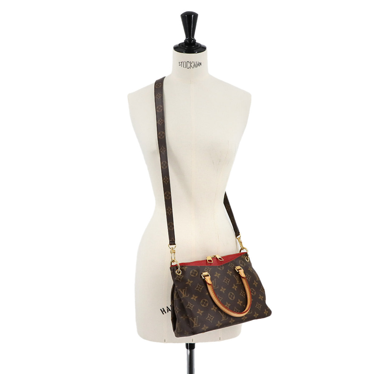 Monogram Palas BB 2way Hand Shoulder Bag Cerise M41241