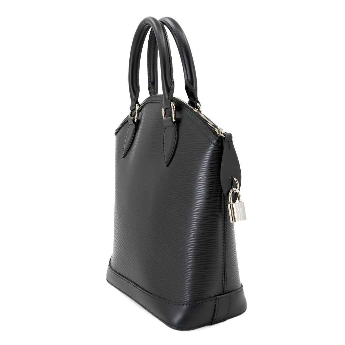 Epi Lock It PM Hand Bag Leather Noir M42292 Purse