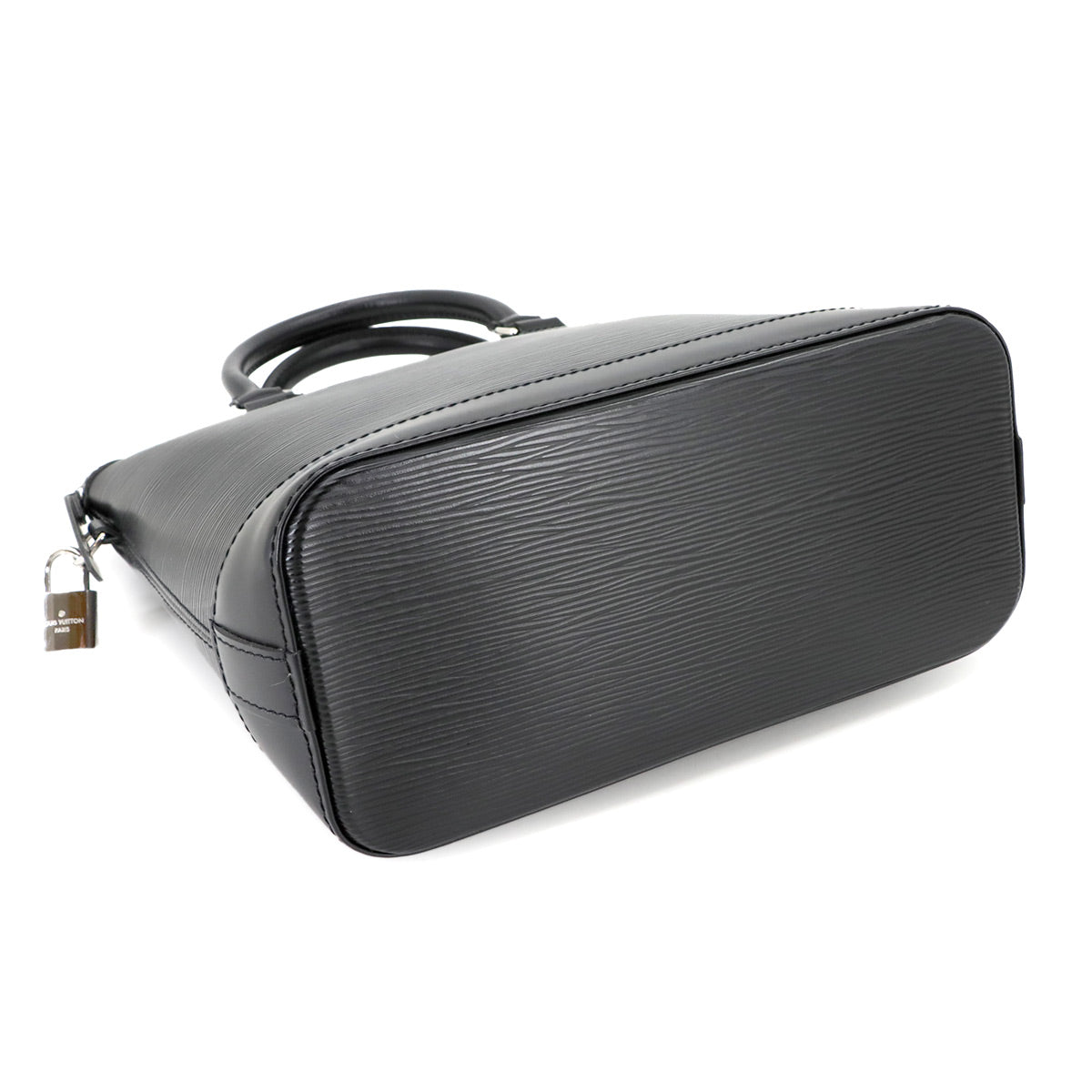 Epi Lock It PM Hand Bag Leather Noir M42292 Purse