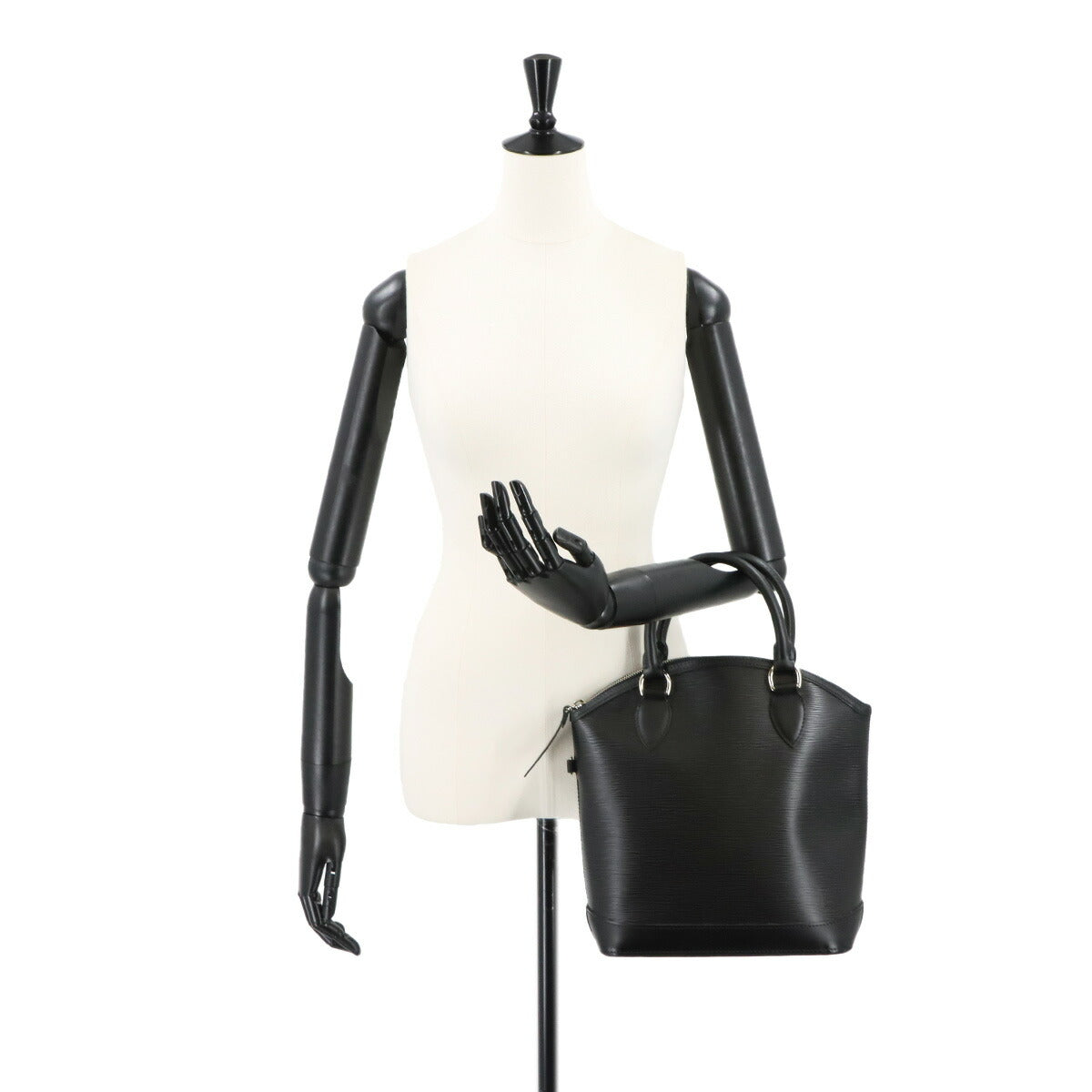 Epi Lock It PM Hand Bag Leather Noir M42292 Purse