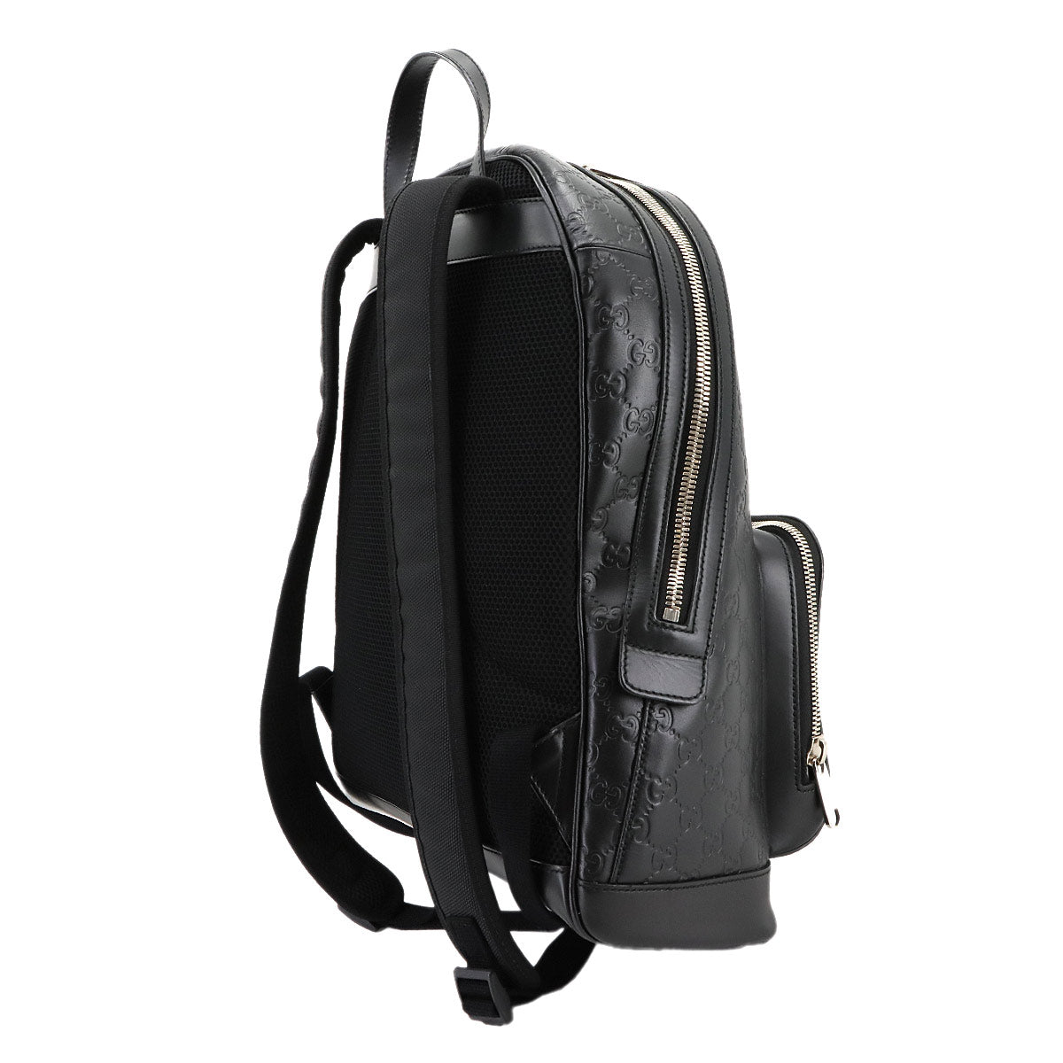 Guccissima Backpack Leather Black 406370 Purse